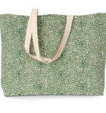 Stijlvolle en duurzame shopper met botanisch motief