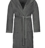 Luxe velours badjas met kap - model 'Texas'