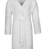 Luxe velours badjas met kap - model 'Texas'